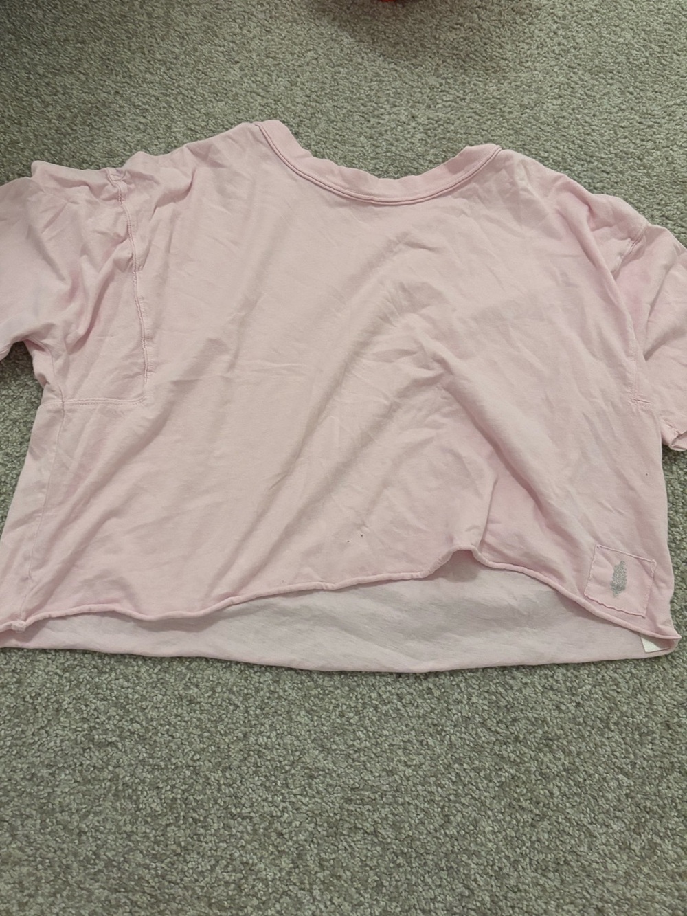 Women’s Pink Cropped Tee - Soft Everyday Top
